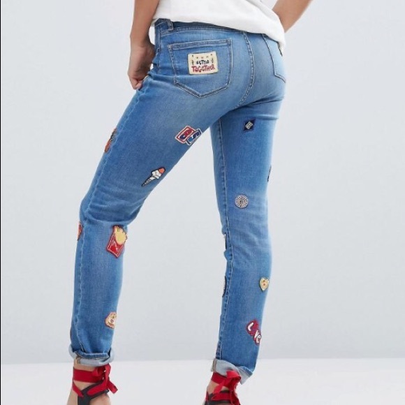 Tommy x Gigi High Waist Jean with patches - Picture 3 of 3
